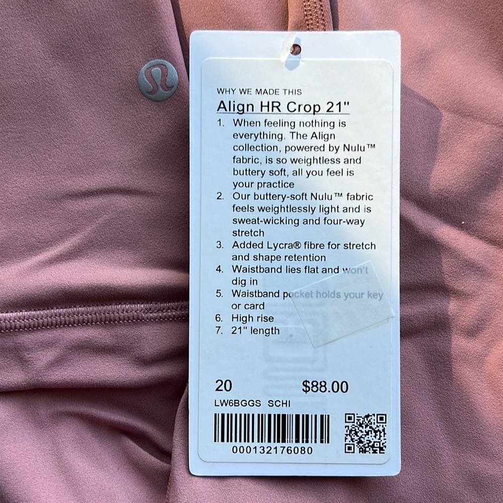 Lululemon Align Crop *21" - Picture 4 of 4